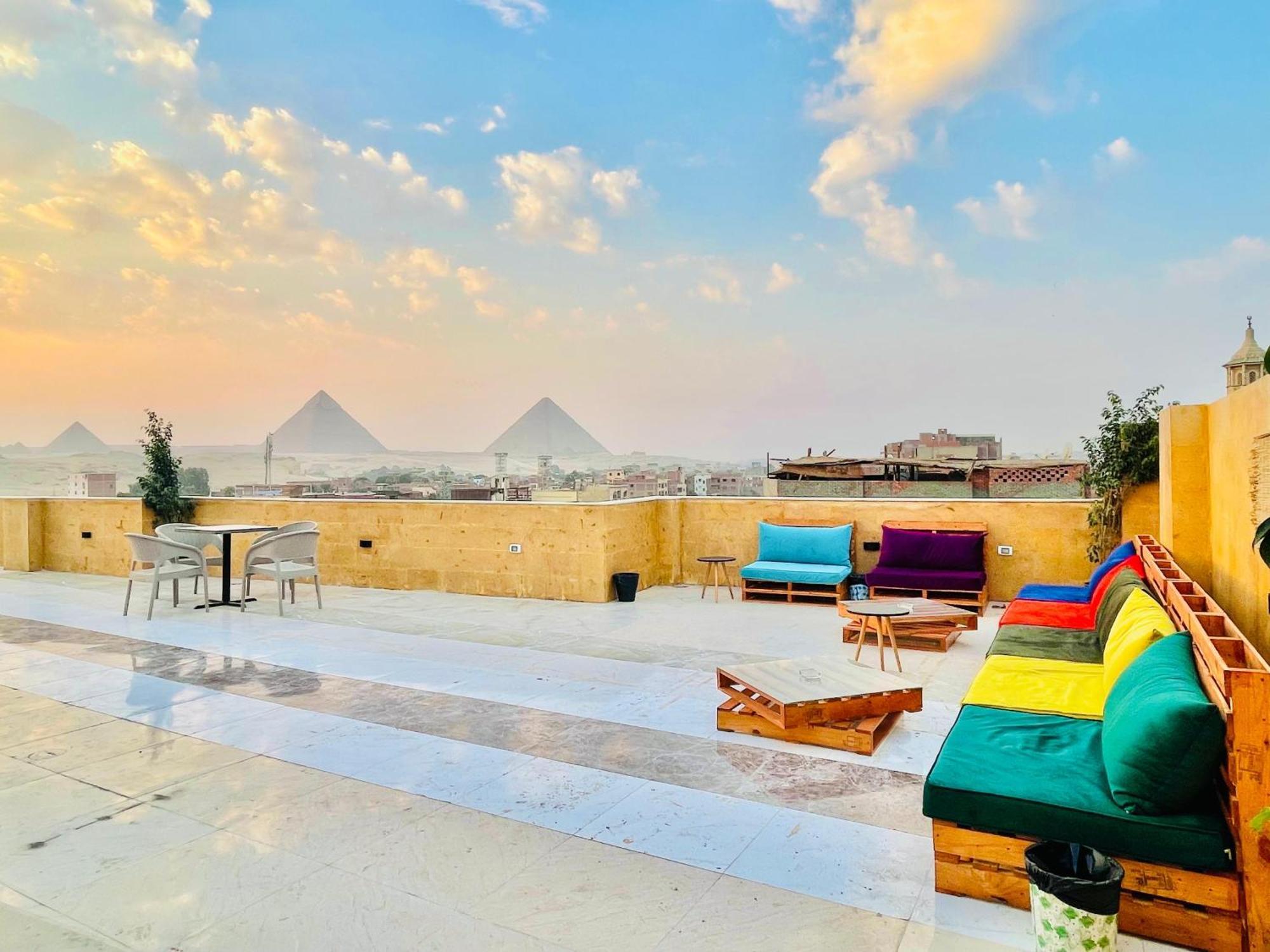 Palm Pyramids View Inn Kafrat al Jabal Екстер'єр фото